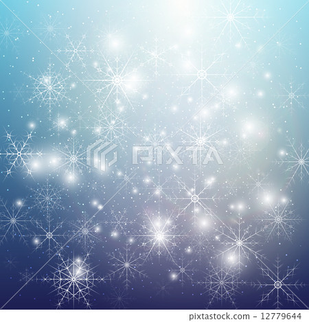 Winter background with snowflakes. Abstract winter design and website template, abstract pattern vec Winter background with snowflakes. Abstract winter design and website template, abstract pattern vec 12779644