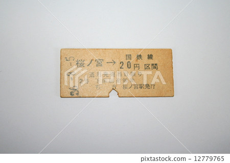 大阪環線完工前的剛性車票 大阪環線完工前的剛性車票 12779765