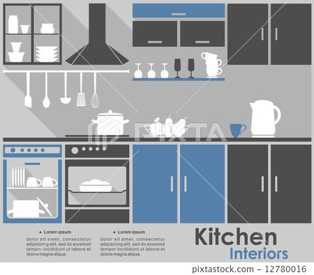 Kitchen Interior infographic design Kitchen Interior infographic design 12780016