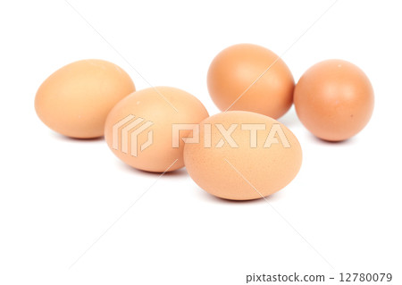 egg on a white background 12780079