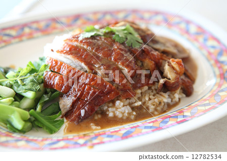 roast duck over rice roast duck over rice 12782534
