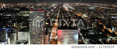 Cityscape of Downtown Sapporo , Japan Cityscape of Downtown Sapporo , Japan 12782610
