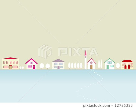 都市風景冬天風景陰暗天空 都市風景冬天風景陰暗天空 12785353