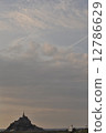 蒙聖米歇爾的夜景 12786629