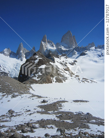 Mount Fitzroy and Ross stress lake Mount Fitzroy and Ross stress lake 12787017