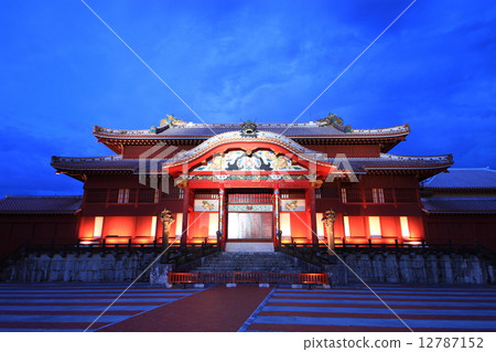 August Shuri Castle and Okinawa Shrine Light Up 12787152