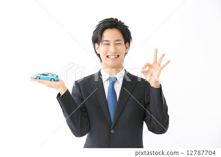 Minicar·男性商人 12787704