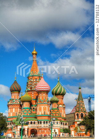 St. Basil's Cathedral in Moscow at the Red Square 12788112