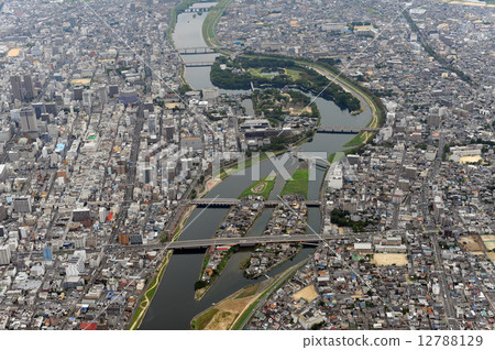 岡山後樂園的航拍照片 12788129