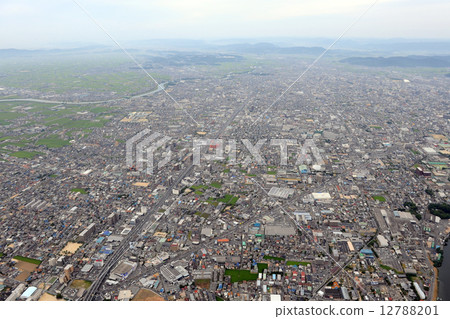 Aerial view of Okayama City Minami-ku Aerial view of Okayama City Minami-ku 12788201