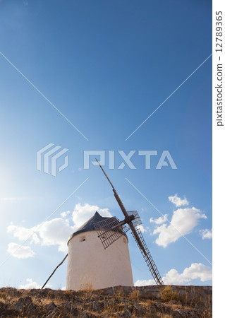 Windmills of Consuegra in the La Mancha region of central Spain 12789365