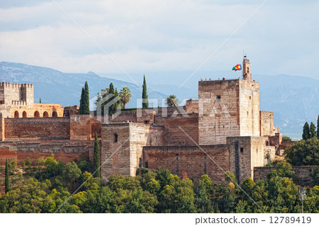 view of Spain's main tourist attraction 12789419