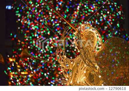 洛克菲勒中心的節日裝飾 12790618