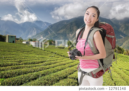 backpacker with camera 12791148