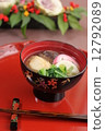 New Year's flower with soup 12792089