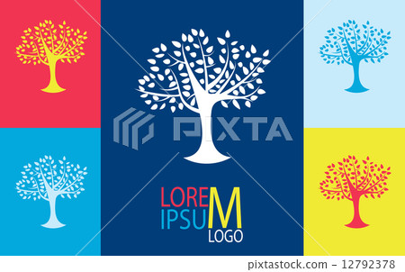 Tree logo template. Growing business concept 12792378