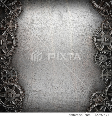 gear wheels on steel gear wheels on steel 12792575