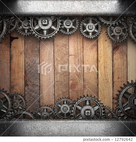 gear wheels on wood 12792642