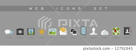 Website and app design flat icons set - Stock Illustration [12792843 ...