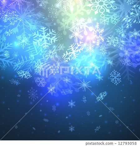 Abstract night magic snowfall Christmas vector background. Abstract night magic snowfall Christmas vector background. 12793058