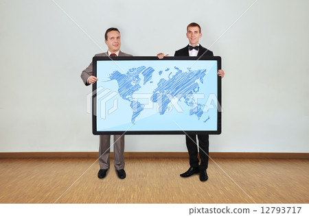 panel with world map panel with world map 12793717