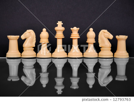 White chess pieces White chess pieces 12793763