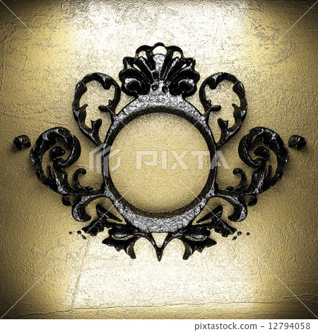 vintage iron frame - Stock Illustration [12794058] - PIXTA