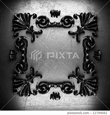 vintage iron frame - Stock Illustration [12794081] - PIXTA