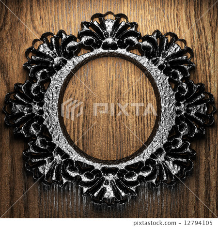 vintage iron frame vintage iron frame 12794105