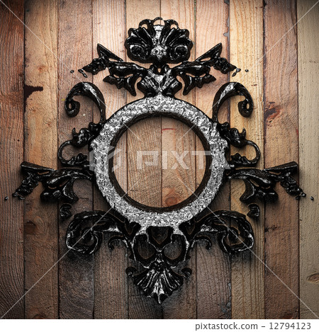 vintage iron frame - Stock Illustration [12794123] - PIXTA