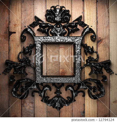 vintage iron frame vintage iron frame 12794124