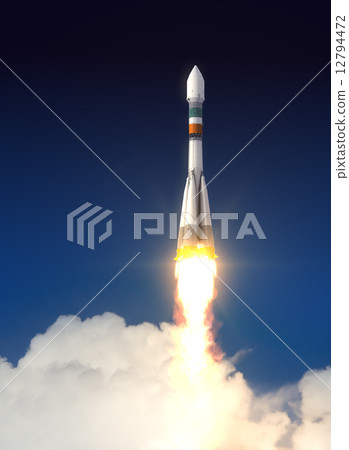 Carrier Rocket Soyuz-Fregat Takes Off 12794472