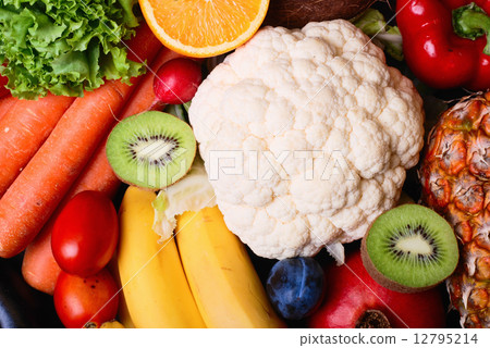 fruits and vegetables 12795214