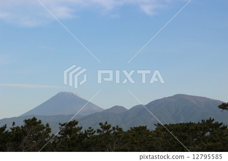 Mt. Akutaka and Mount Fuji 12795585