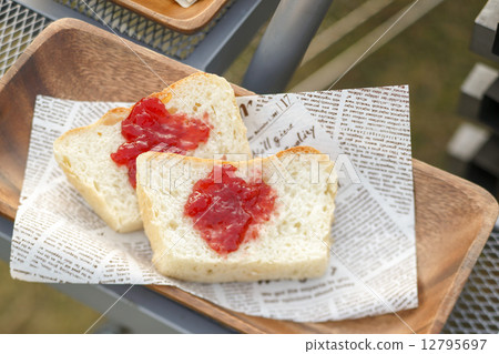 Handmade bread and jam Handmade bread and jam 12795697