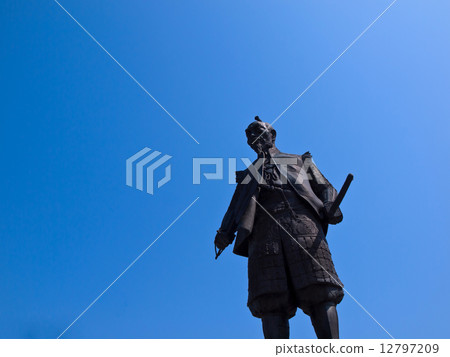 Bronze statue of Toyotomi Hideyoshi 12797209