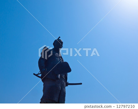Bronze statue of Toyotomi Hideyoshi 12797210