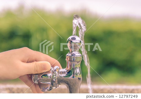 Park drinking fountain 12797249