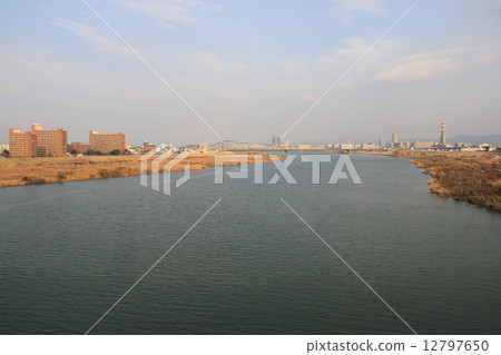 淀川（大阪市旭區附近） 12797650