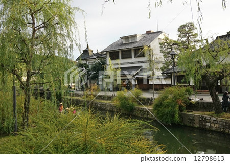 岡山縣·倉敷的街道 12798613