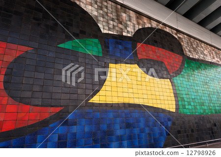 Joan Miro - Large Ceramic Mural - Barcelona Joan Miro - Large Ceramic Mural - Barcelona 12798926