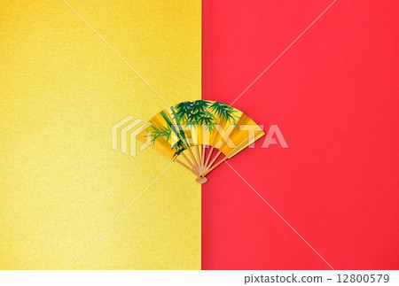 新年的卡材料金紅色明信片模板 新年的卡材料金紅色明信片模板 12800579