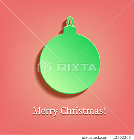 Christmas ball in vintage style - Stock Illustration [12802260] - PIXTA