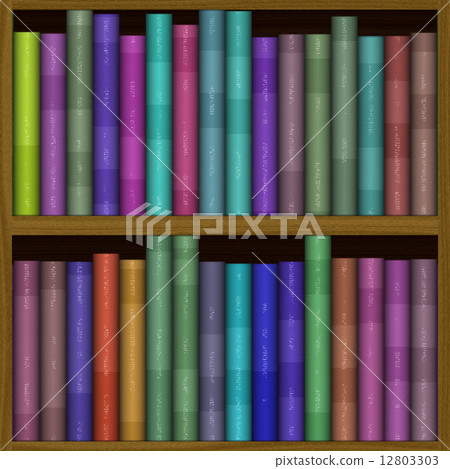texture of funny color bookshelf, bookcase texture of funny color bookshelf, bookcase 12803303