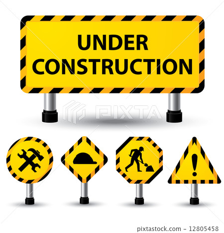 under construction sign 12805458