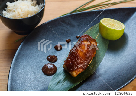 savory sea fish entree 12806653