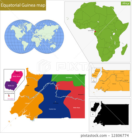 Equatorial Guinea map 12806774