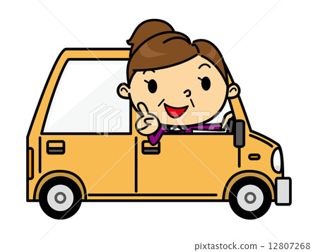 Sd高級女車 插圖素材 圖庫