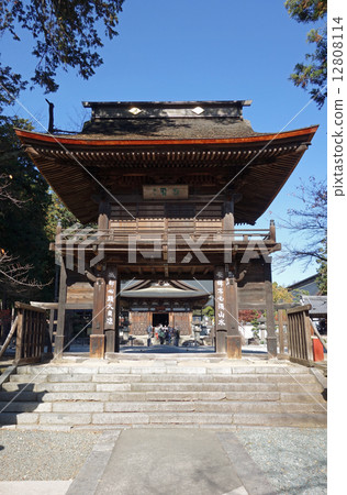 Sanmon Gate of Erinji Temple (Koshu City, Yamanashi Prefecture) 12808114