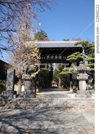 惠林寺黑門(正門)(山梨縣甲州市) 惠林寺黑門(正門)(山梨縣甲州市) 12808121